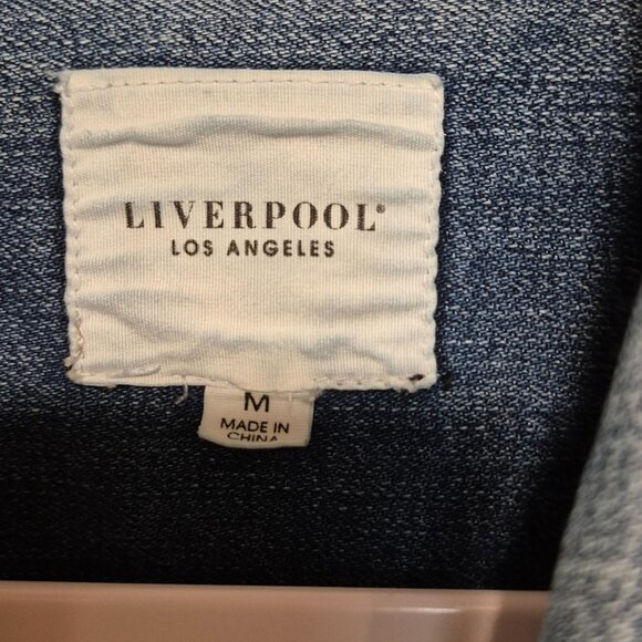LIVERPOOL LONG DENIM JACKET - Almost new.  Medium - Picture 2 of 7